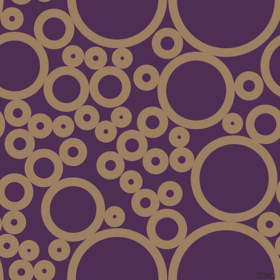 bubbles, circles, sponge, big, medium, small, 17 pixel line width, Sorrell Brown and Hot Purple circles bubbles sponge soap seamless tileable