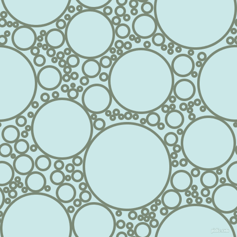 bubbles, circles, sponge, big, medium, small, 5 pixel line width, Spanish Green and Mabel circles bubbles sponge soap seamless tileable