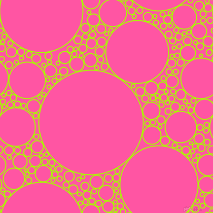 bubbles, circles, sponge, big, medium, small, 2 pixel line width, Spring Bud and Brilliant Rose circles bubbles sponge soap seamless tileable