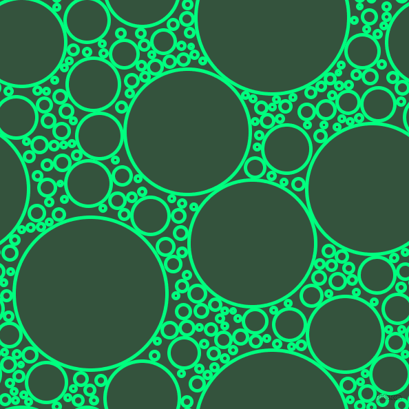 bubbles, circles, sponge, big, medium, small, 5 pixel line width, Spring Green and Goblin circles bubbles sponge soap seamless tileable