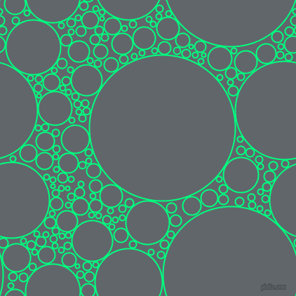 bubbles, circles, sponge, big, medium, small, 2 pixel line width, Spring Green and Shuttle Grey circles bubbles sponge soap seamless tileable