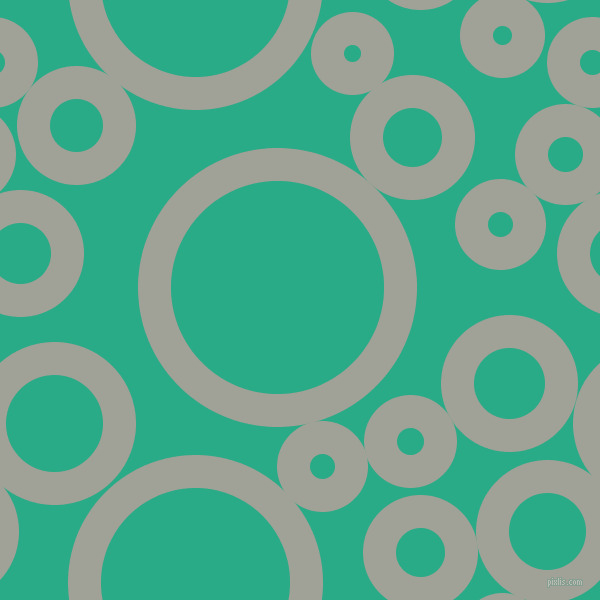 bubbles, circles, sponge, big, medium, small, 33 pixel line width, Star Dust and Jungle Green circles bubbles sponge soap seamless tileable