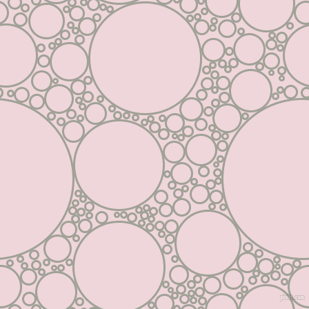 bubbles, circles, sponge, big, medium, small, 3 pixel line width, Star Dust and Pale Rose circles bubbles sponge soap seamless tileable