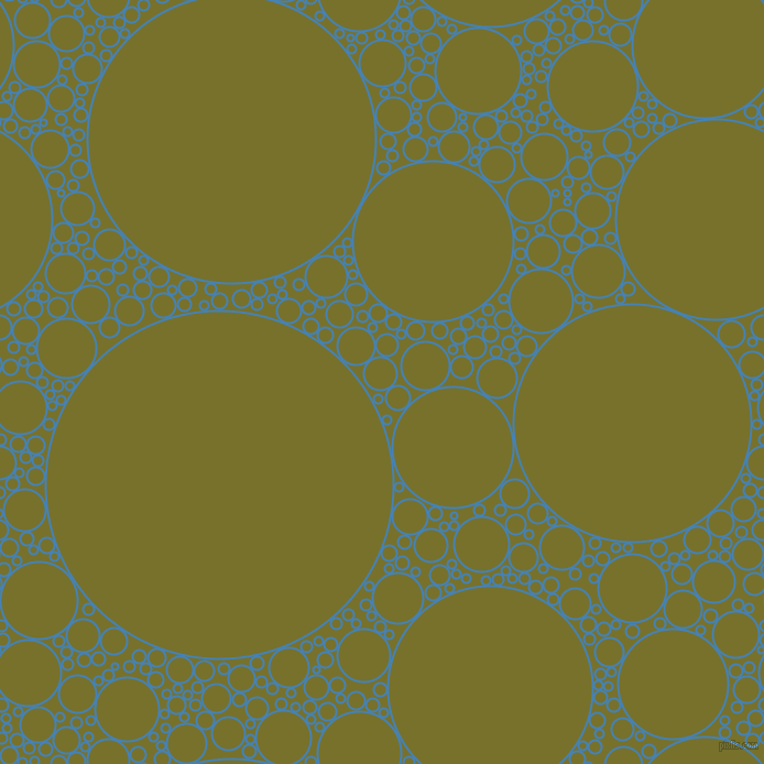bubbles, circles, sponge, big, medium, small, 2 pixel line width, Steel Blue and Crete circles bubbles sponge soap seamless tileable