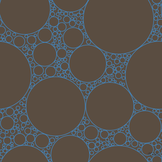bubbles, circles, sponge, big, medium, small, 2 pixel line width, Steel Blue and Rock circles bubbles sponge soap seamless tileable