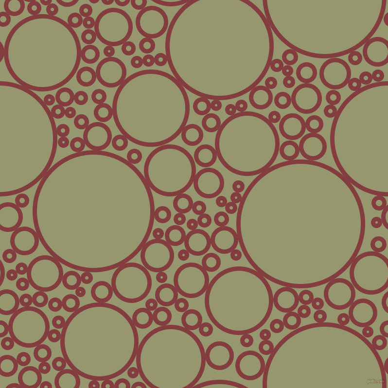 bubbles, circles, sponge, big, medium, small, 9 pixel line width, Stiletto and Malachite Green circles bubbles sponge soap seamless tileable