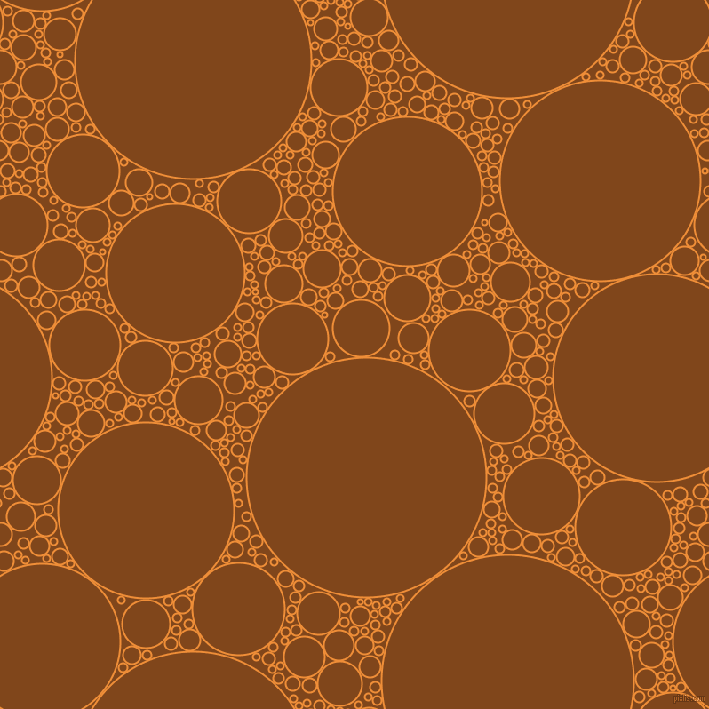 bubbles, circles, sponge, big, medium, small, 2 pixel line width, Sun and Russet circles bubbles sponge soap seamless tileable