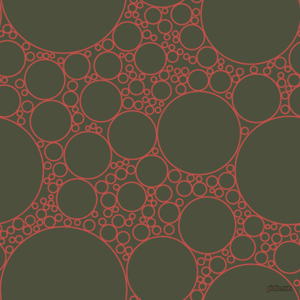 bubbles, circles, sponge, big, medium, small, 2 pixel line width, Sunset and Kelp circles bubbles sponge soap seamless tileable