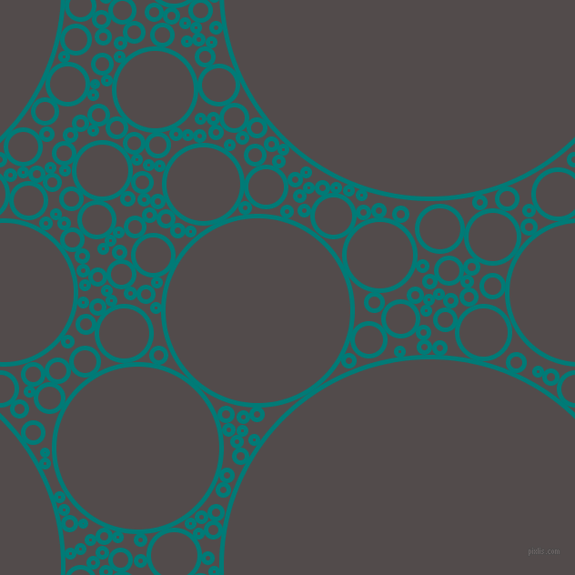 bubbles, circles, sponge, big, medium, small, 5 pixel line width, Surfie Green and Matterhorn circles bubbles sponge soap seamless tileable