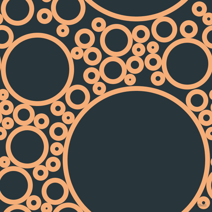bubbles, circles, sponge, big, medium, small, 17 pixel line width, Tacao and Oxford Blue circles bubbles sponge soap seamless tileable