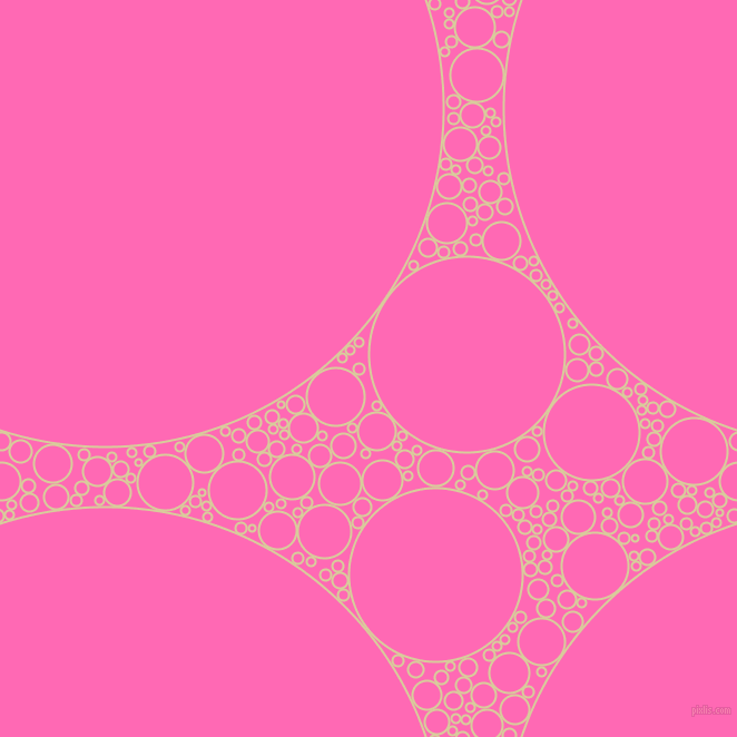 bubbles, circles, sponge, big, medium, small, 2 pixel line width, Tahuna Sands and Hot Pink circles bubbles sponge soap seamless tileable
