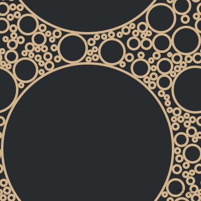 bubbles, circles, sponge, big, medium, small, 5 pixel line width, Tan and Bunker circles bubbles sponge soap seamless tileable