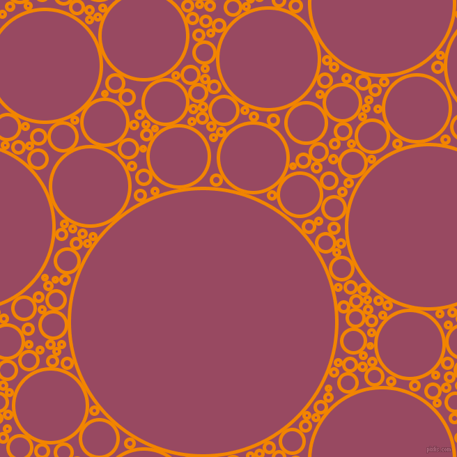 bubbles, circles, sponge, big, medium, small, 5 pixel line width, Tangerine and Cadillac circles bubbles sponge soap seamless tileable