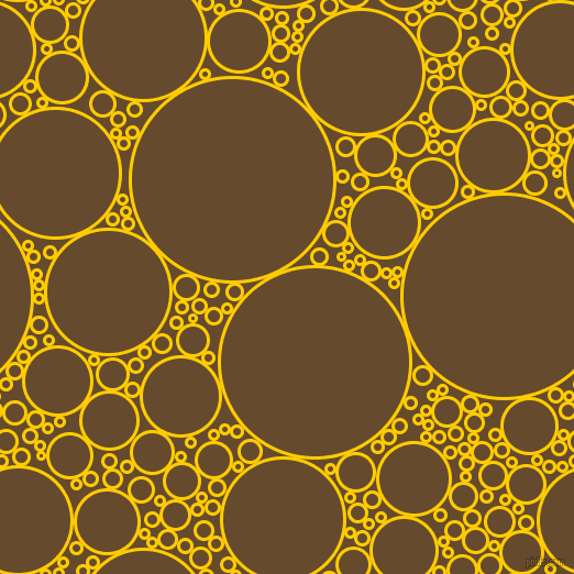 bubbles, circles, sponge, big, medium, small, 3 pixel line width, Tangerine Yellow and Dallas circles bubbles sponge soap seamless tileable