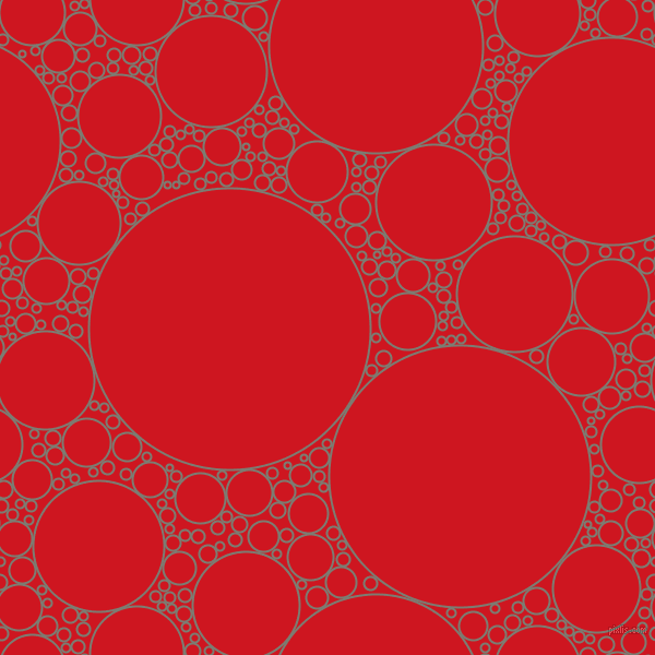bubbles, circles, sponge, big, medium, small, 2 pixel line width, Tapa and Fire Engine Red circles bubbles sponge soap seamless tileable