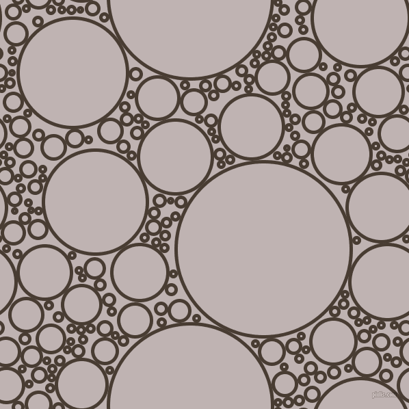 bubbles, circles, sponge, big, medium, small, 5 pixel line width, Taupe and Pink Swan circles bubbles sponge soap seamless tileable