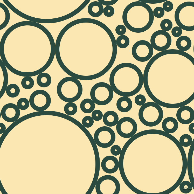 bubbles, circles, sponge, big, medium, small, 17 pixel line width, Te Papa Green and Banana Mania circles bubbles sponge soap seamless tileable