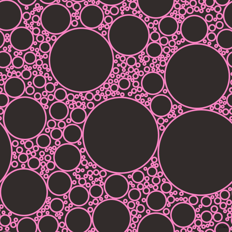 bubbles, circles, sponge, big, medium, small, 5 pixel line width, Tea Rose and Diesel circles bubbles sponge soap seamless tileable