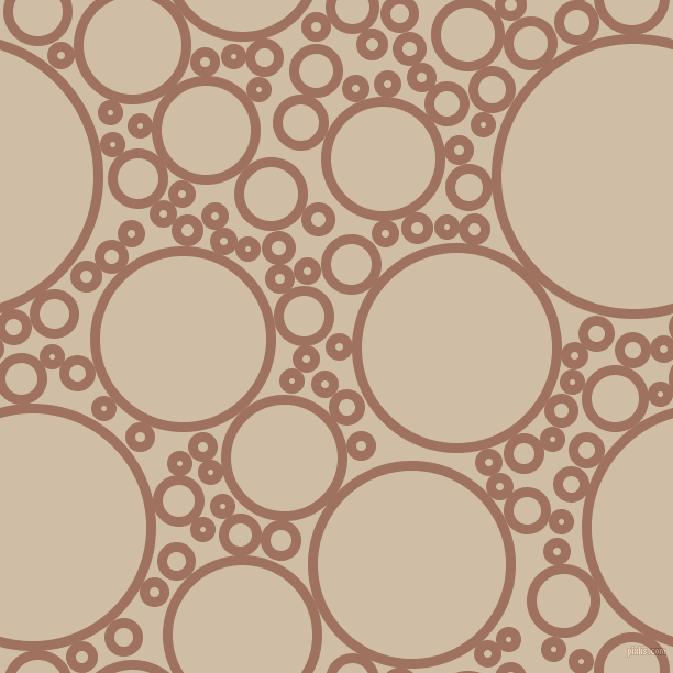 bubbles, circles, sponge, big, medium, small, 9 pixel line width, Toast and Soft Amber circles bubbles sponge soap seamless tileable