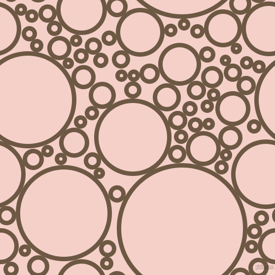 bubbles, circles, sponge, big, medium, small, 9 pixel line width, Tobacco Brown and Coral Candy circles bubbles sponge soap seamless tileable