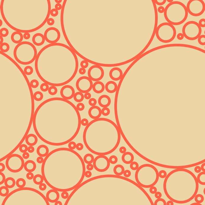 bubbles, circles, sponge, big, medium, small, 9 pixel line width, Tomato and Astra circles bubbles sponge soap seamless tileable