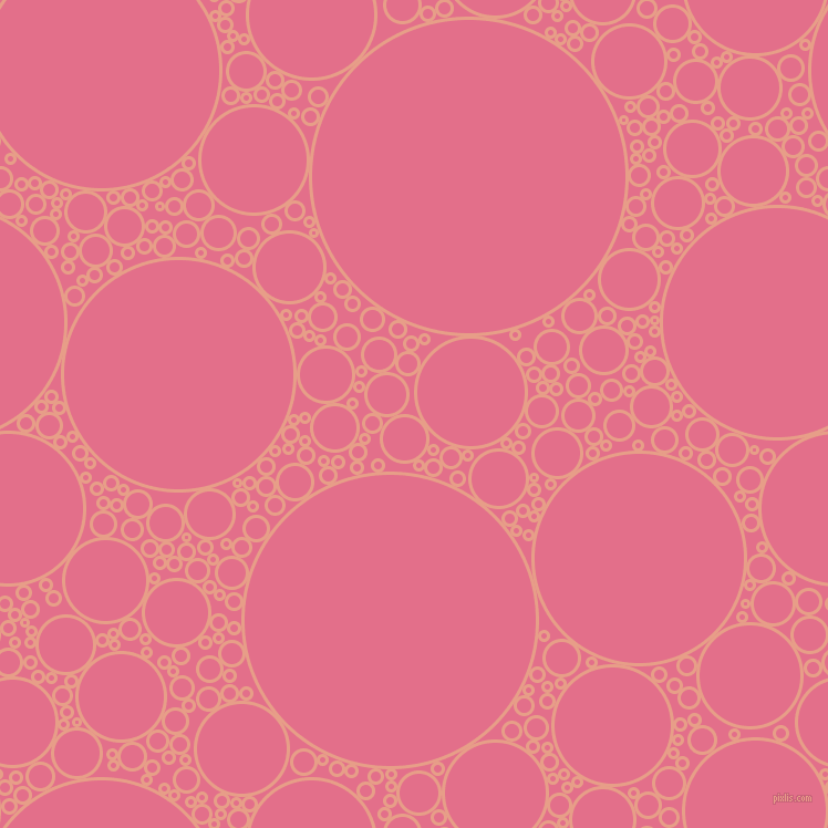 bubbles, circles, sponge, big, medium, small, 3 pixel line width, Tonys Pink and Deep Blush circles bubbles sponge soap seamless tileable