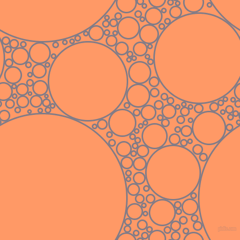 bubbles, circles, sponge, big, medium, small, 3 pixel line width, Topaz and Atomic Tangerine circles bubbles sponge soap seamless tileable