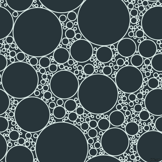 bubbles, circles, sponge, big, medium, small, 3 pixel line width, Tranquil and Oxford Blue circles bubbles sponge soap seamless tileable