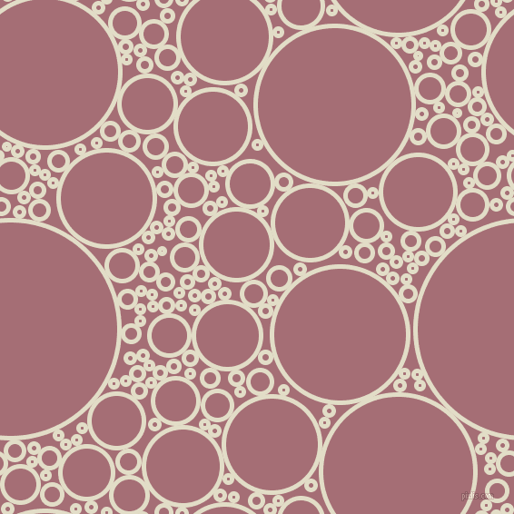 bubbles, circles, sponge, big, medium, small, 5 pixel line width, Travertine and Turkish Rose circles bubbles sponge soap seamless tileable
