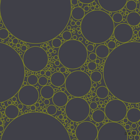 bubbles, circles, sponge, big, medium, small, 2 pixel line width, Trendy Green and Payne