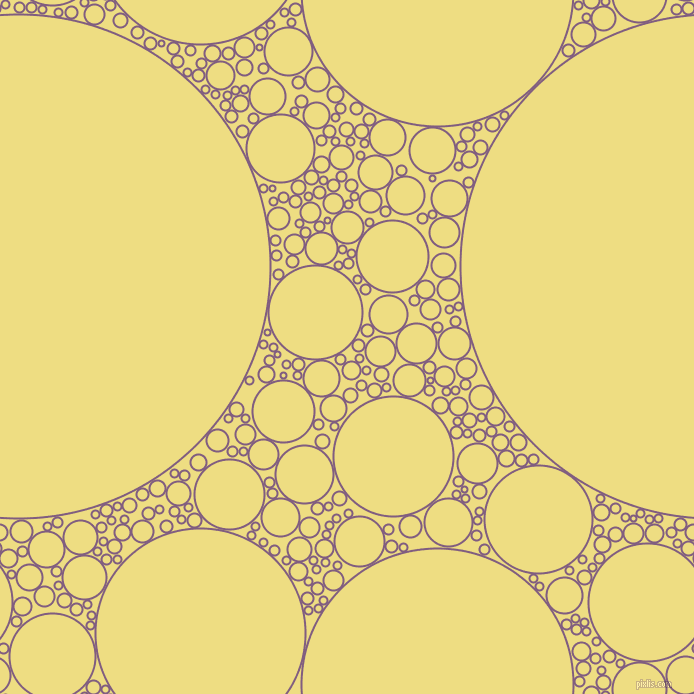 bubbles, circles, sponge, big, medium, small, 2 pixel line width, Trendy Pink and Light Goldenrod circles bubbles sponge soap seamless tileable