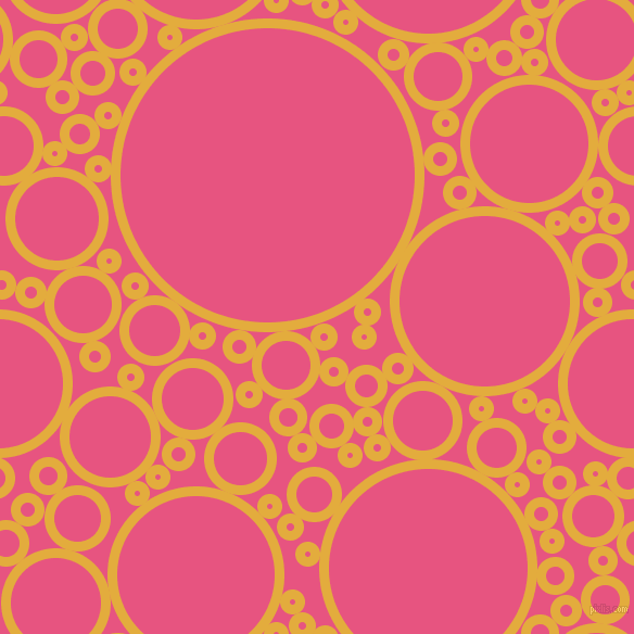 bubbles, circles, sponge, big, medium, small, 9 pixel line width, Tulip Tree and Dark Pink circles bubbles sponge soap seamless tileable