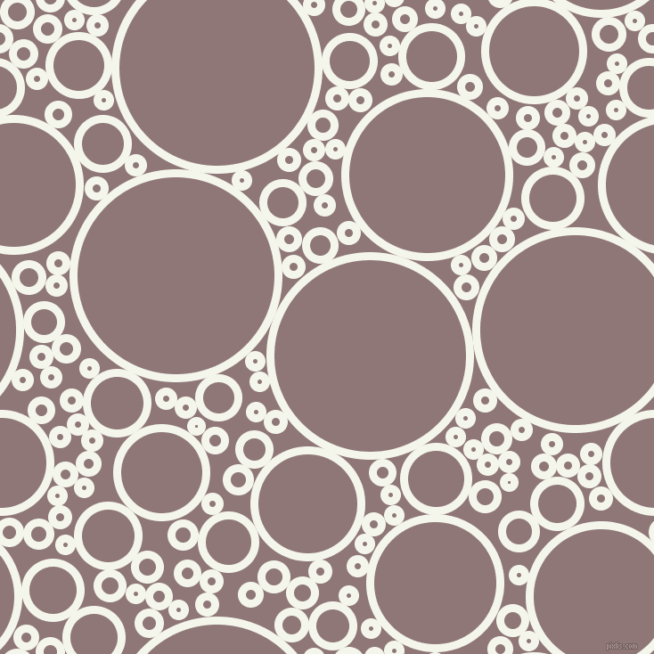 bubbles, circles, sponge, big, medium, small, 9 pixel line width, Twilight Blue and Bazaar circles bubbles sponge soap seamless tileable