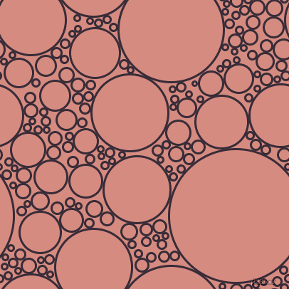 bubbles, circles, sponge, big, medium, small, 3 pixel line width, Valentino and My Pink circles bubbles sponge soap seamless tileable