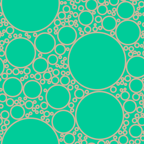 bubbles, circles, sponge, big, medium, small, 5 pixel line width, Vanilla and Caribbean Green circles bubbles sponge soap seamless tileable