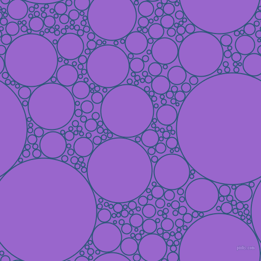 bubbles, circles, sponge, big, medium, small, 2 pixel line width, Venice Blue and Amethyst circles bubbles sponge soap seamless tileable