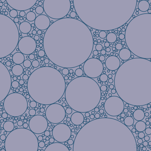 bubbles, circles, sponge, big, medium, small, 2 pixel line width, Venice Blue and Logan circles bubbles sponge soap seamless tileable