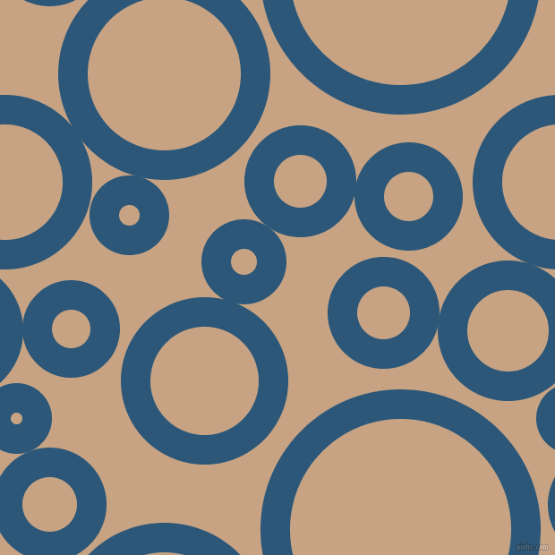 bubbles, circles, sponge, big, medium, small, 33 pixel line width, Venice Blue and Rodeo Dust circles bubbles sponge soap seamless tileable