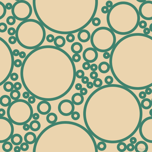 bubbles, circles, sponge, big, medium, small, 9 pixel line width, Viridian and Givry circles bubbles sponge soap seamless tileable