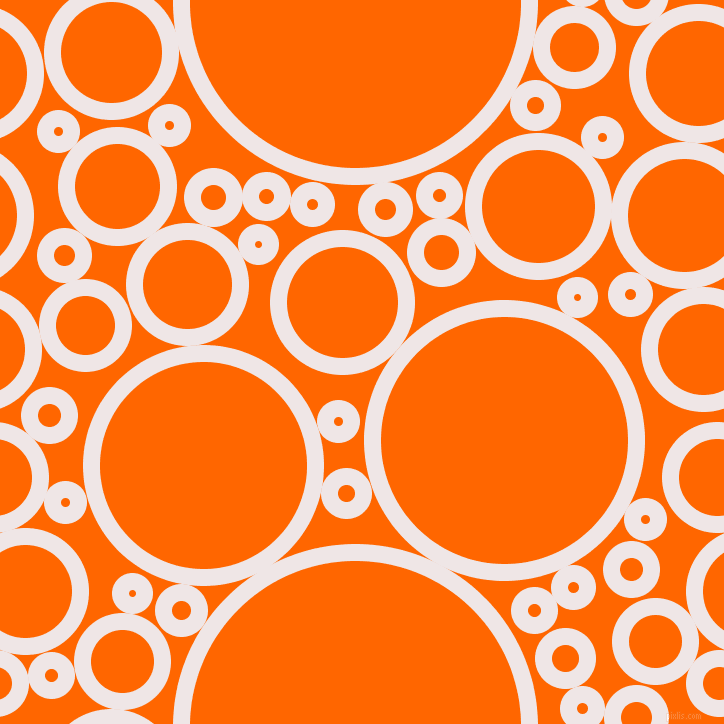 bubbles, circles, sponge, big, medium, small, 17 pixel line width, Whisper and Safety Orange circles bubbles sponge soap seamless tileable