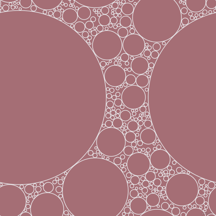 bubbles, circles, sponge, big, medium, small, 2 pixel line width, White Lilac and Turkish Rose circles bubbles sponge soap seamless tileable