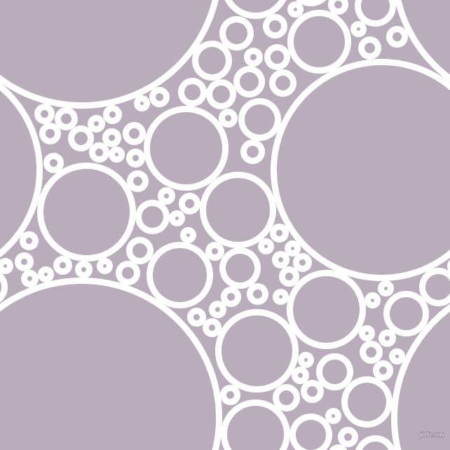 bubbles, circles, sponge, big, medium, small, 9 pixel line width, White and Lola circles bubbles sponge soap seamless tileable