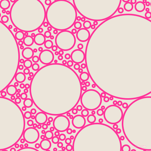bubbles, circles, sponge, big, medium, small, 5 pixel line width, Wild Strawberry and Soapstone circles bubbles sponge soap seamless tileable