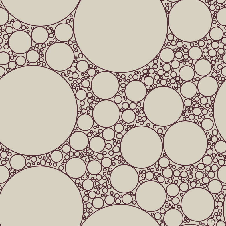 bubbles, circles, sponge, big, medium, small, 3 pixel line width, Wine Berry and Ecru White circles bubbles sponge soap seamless tileable