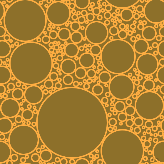 bubbles, circles, sponge, big, medium, small, 5 pixel line width, Yellow Orange and Corn Harvest circles bubbles sponge soap seamless tileable