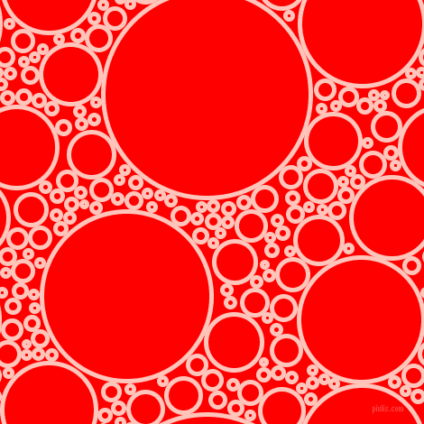 bubbles, circles, sponge, big, medium, small, 5 pixel line width, Your Pink and Red circles bubbles sponge soap seamless tileable