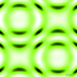 , Chartreuse and Black and White circular plasma waves seamless tileable