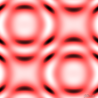 , Coral Red and Black and White circular plasma waves seamless tileable