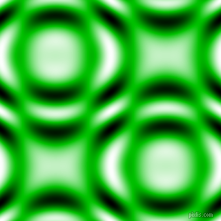 Dark Pastel Green and Black and White circular plasma waves seamless tileable