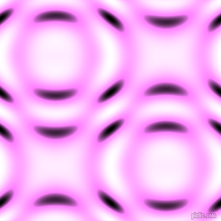 , Fuchsia Pink and Black and White circular plasma waves seamless tileable